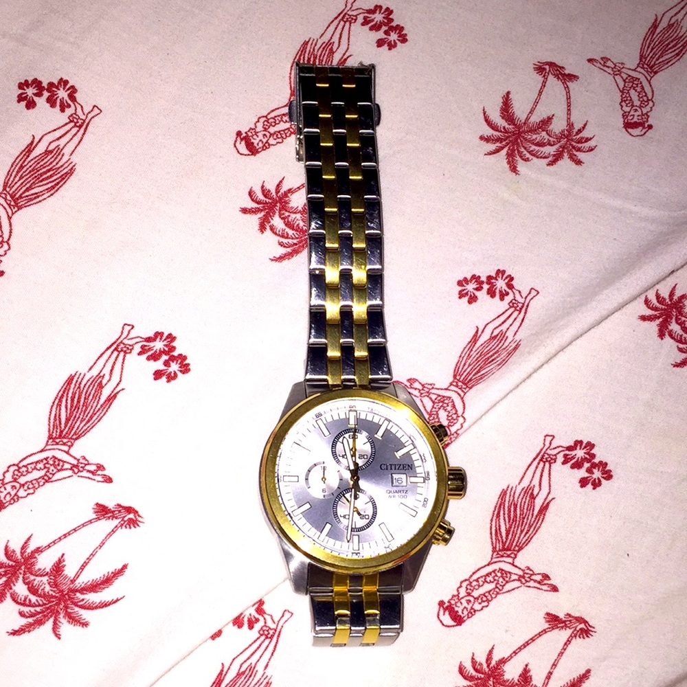 Citizen watch.gold and silver.